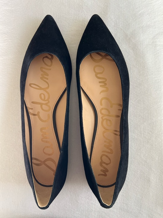 Shoes - Sam Edelman pointy toe suede leather flat size 12
